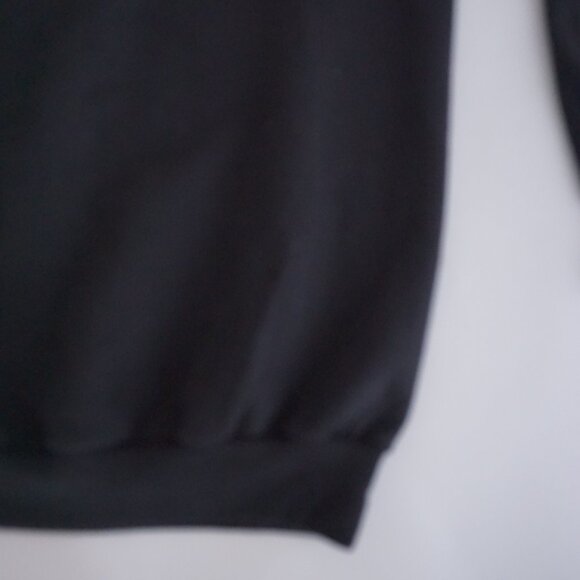 Hanes Aruba Island Black Embroidered Crewneck Sweatshirt 90s Vacationcore L - Picture 5 of 9